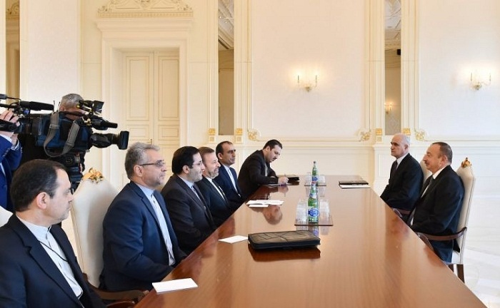 Ilham Aliyev receives delegation led by Iranian minister 